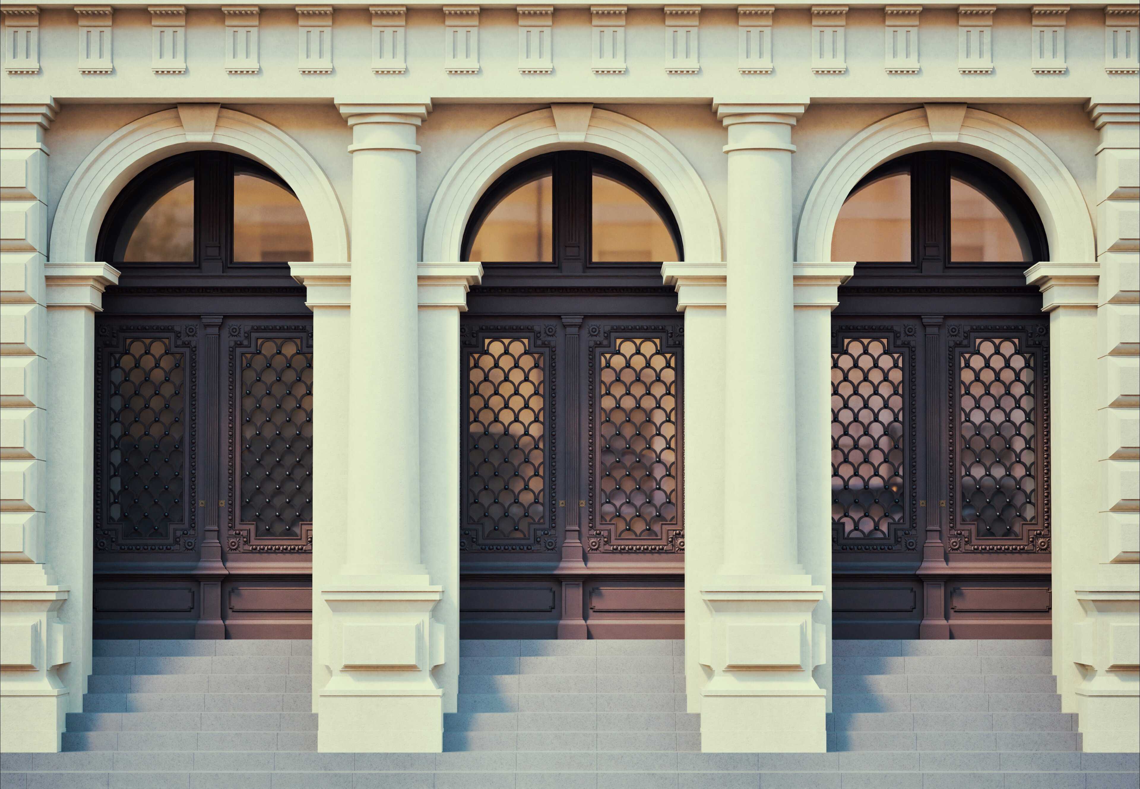 Műemléki épület látványterv